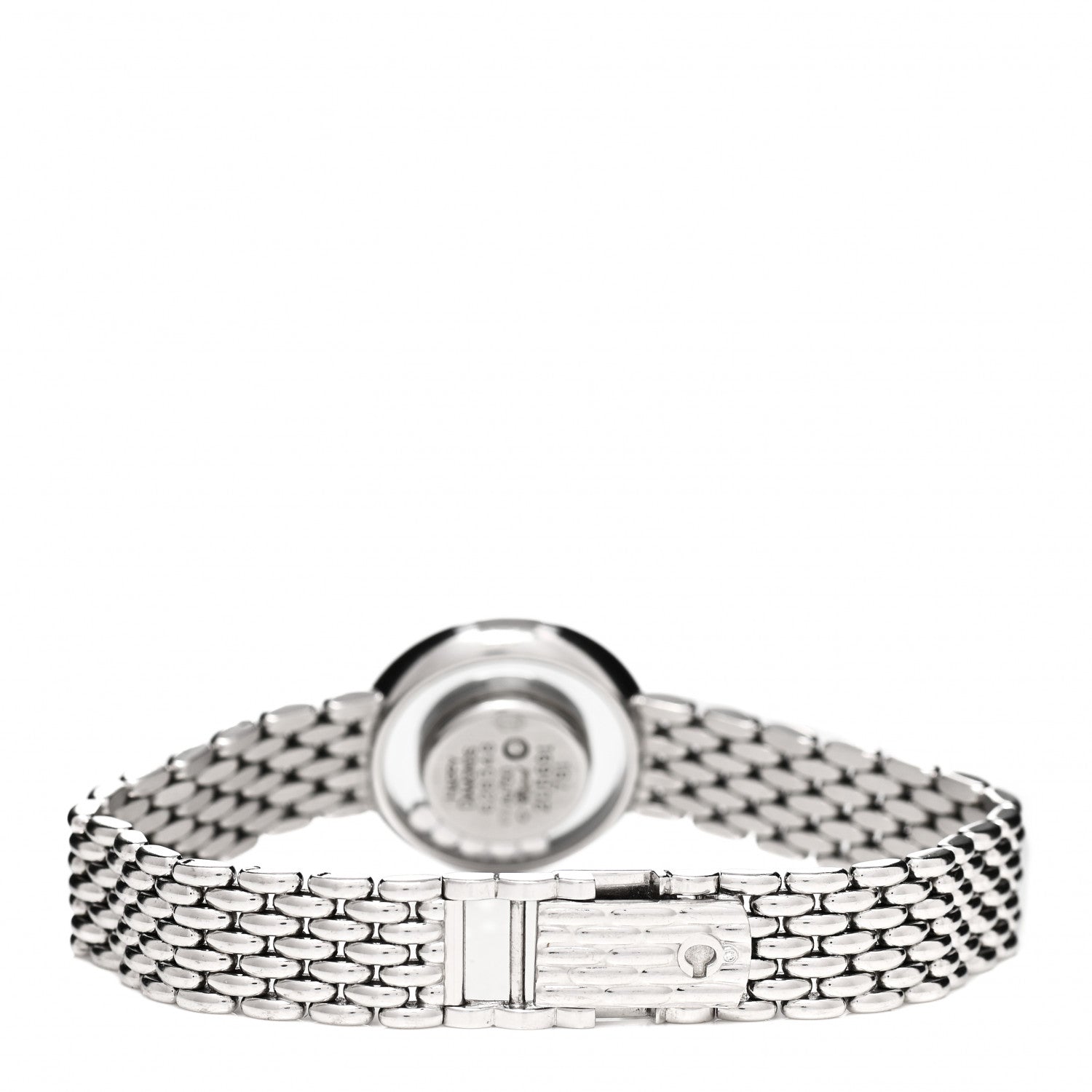 Chopard 18K White Gold Diamond Pave Bezel 25mm Happy Diamonds Icons Quartz Watch 3 of 4