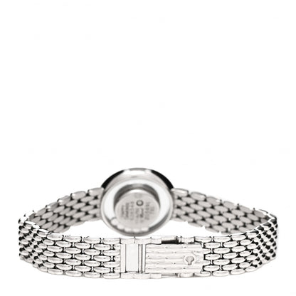 Chopard 18K White Gold Diamond Pave Bezel 25mm Happy Diamonds Icons Quartz Watch 3 of 4