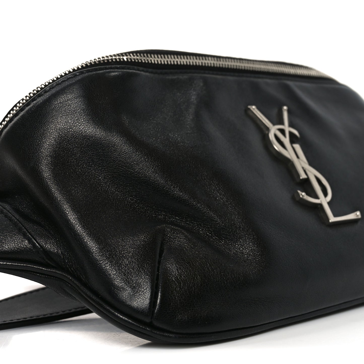 Lambskin Monogram Belt Bag Black