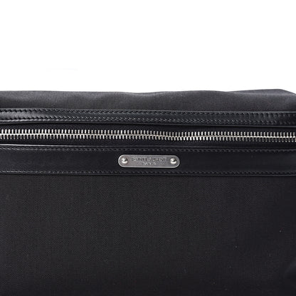 Saint Laurent Canvas Calfskin City Belt Bag Black 6 of 8