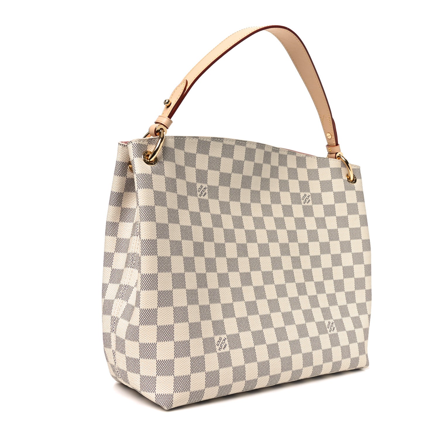 Louis Vuitton Damier Azur Graceful PM Rose Ballerine 3 of 9