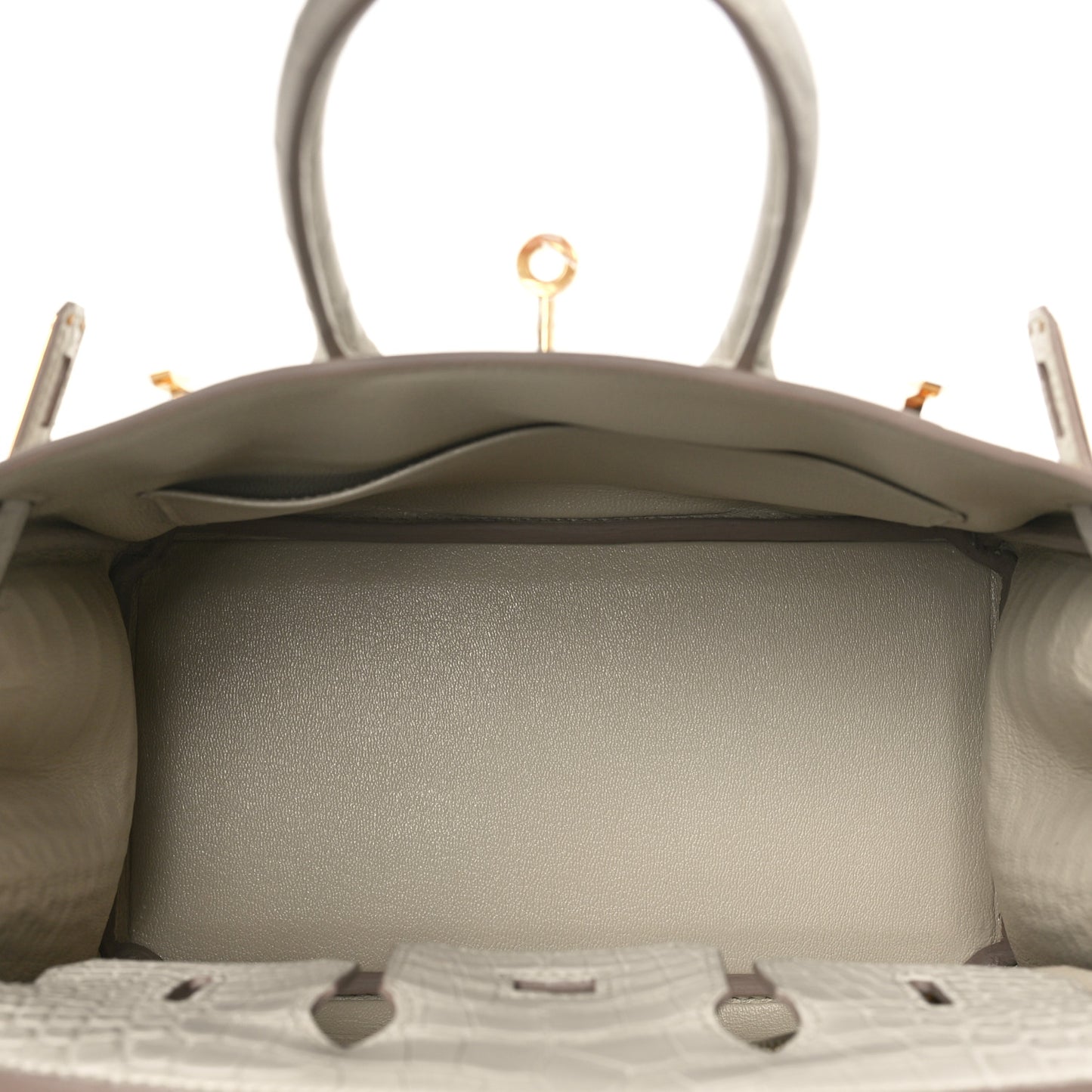 Matte Alligator Birkin 25 Beton
