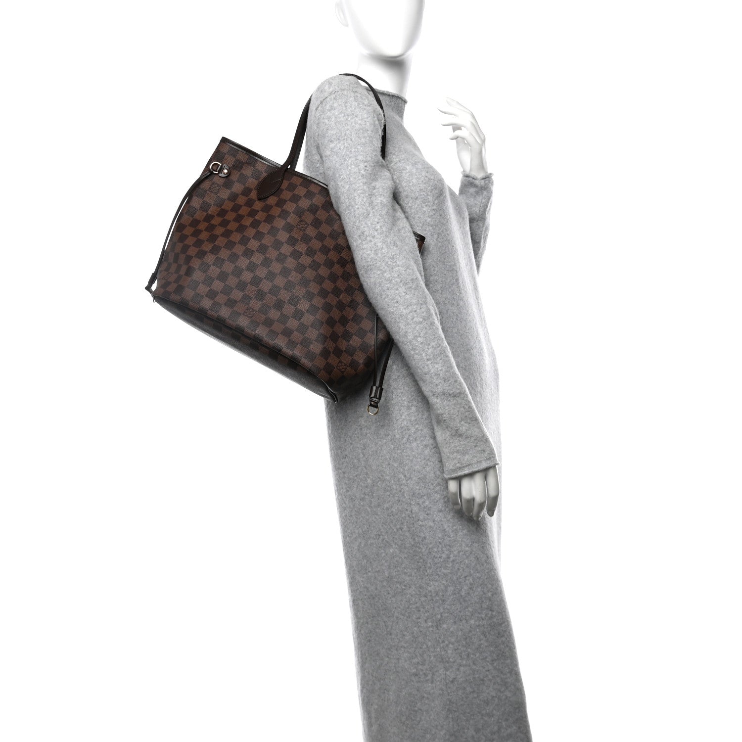 Louis Vuitton Damier Ebene Neverfull MM 2 of 10