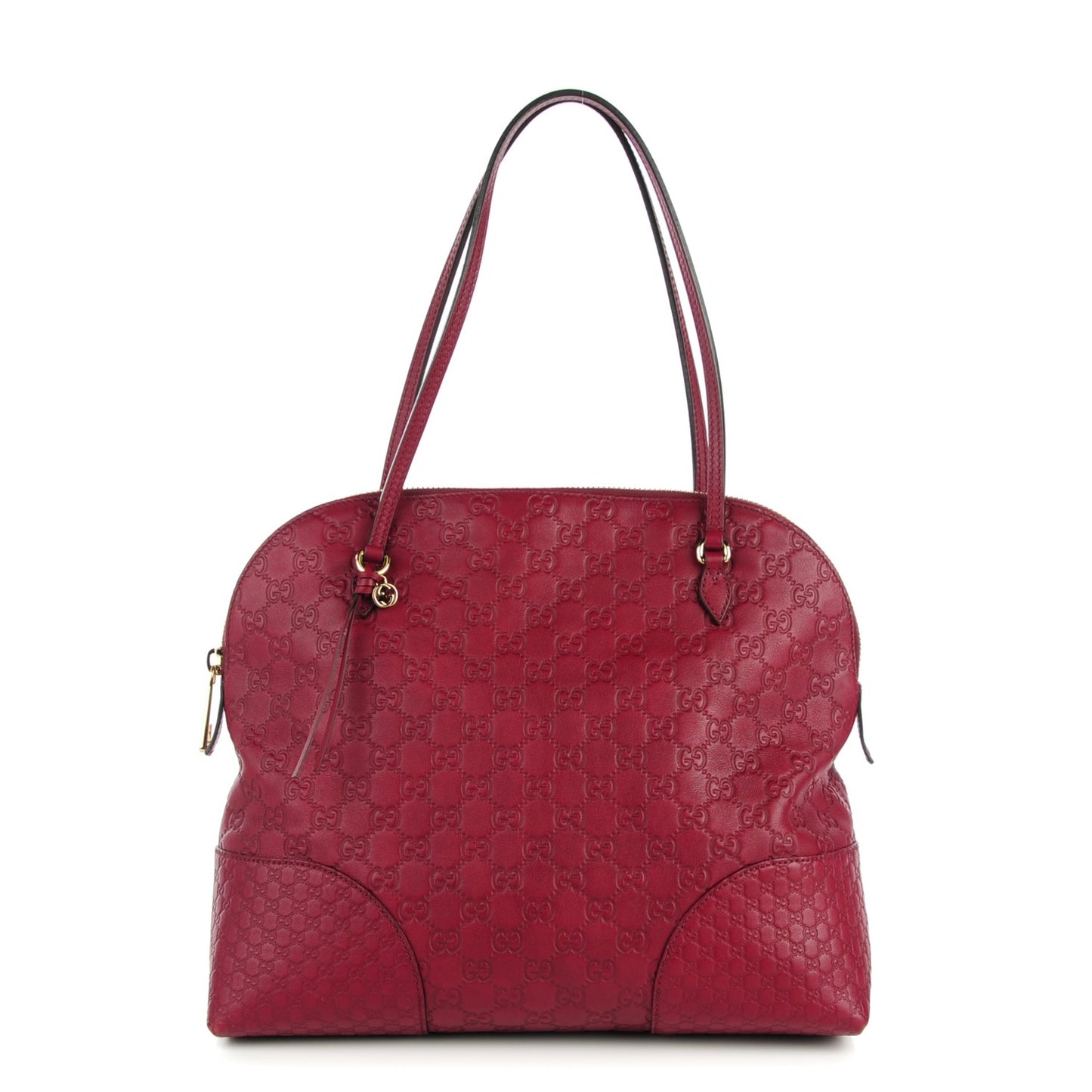 Guccissima Medium Bree Shoulder Bag Classic Ruby
