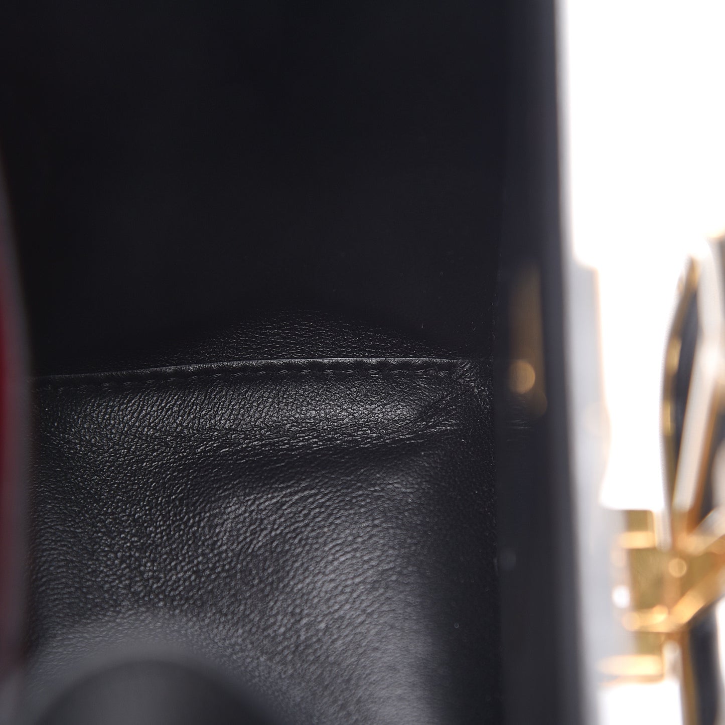 Smooth Calfskin Small VSling Shoulder Bag Black