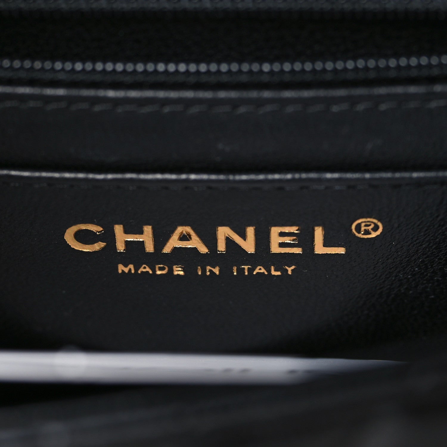 Chanel Lambskin Chevron Quilted Mini Rectangular Flap Black 6 of 9