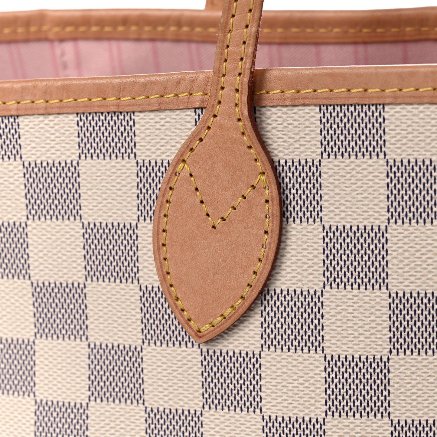 Damier Azur Neo Neverfull MM Rose Ballerine