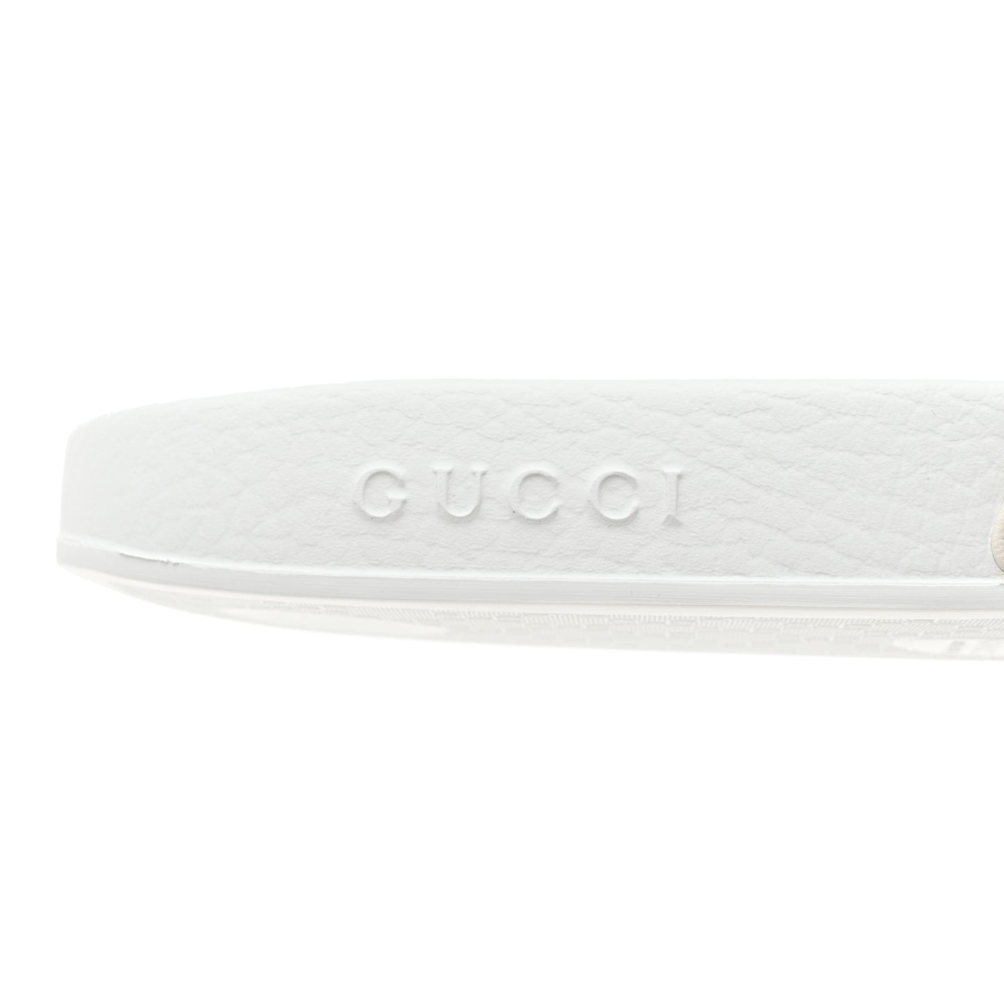 Nappa Original Gucci Mens Slide Sandals 8 Great White
