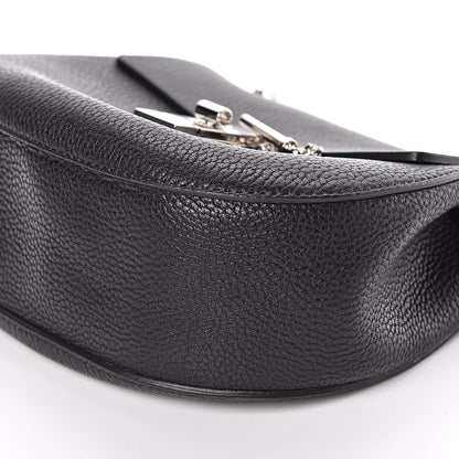 Chloe Grained Lambskin Drew Shoulder Bag Black 8 of 8