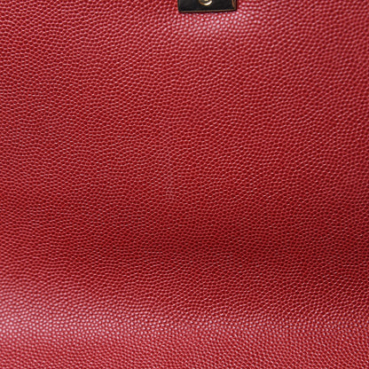 Chanel Caviar Quilted Large Business Affinity Flap Red 15 of 21