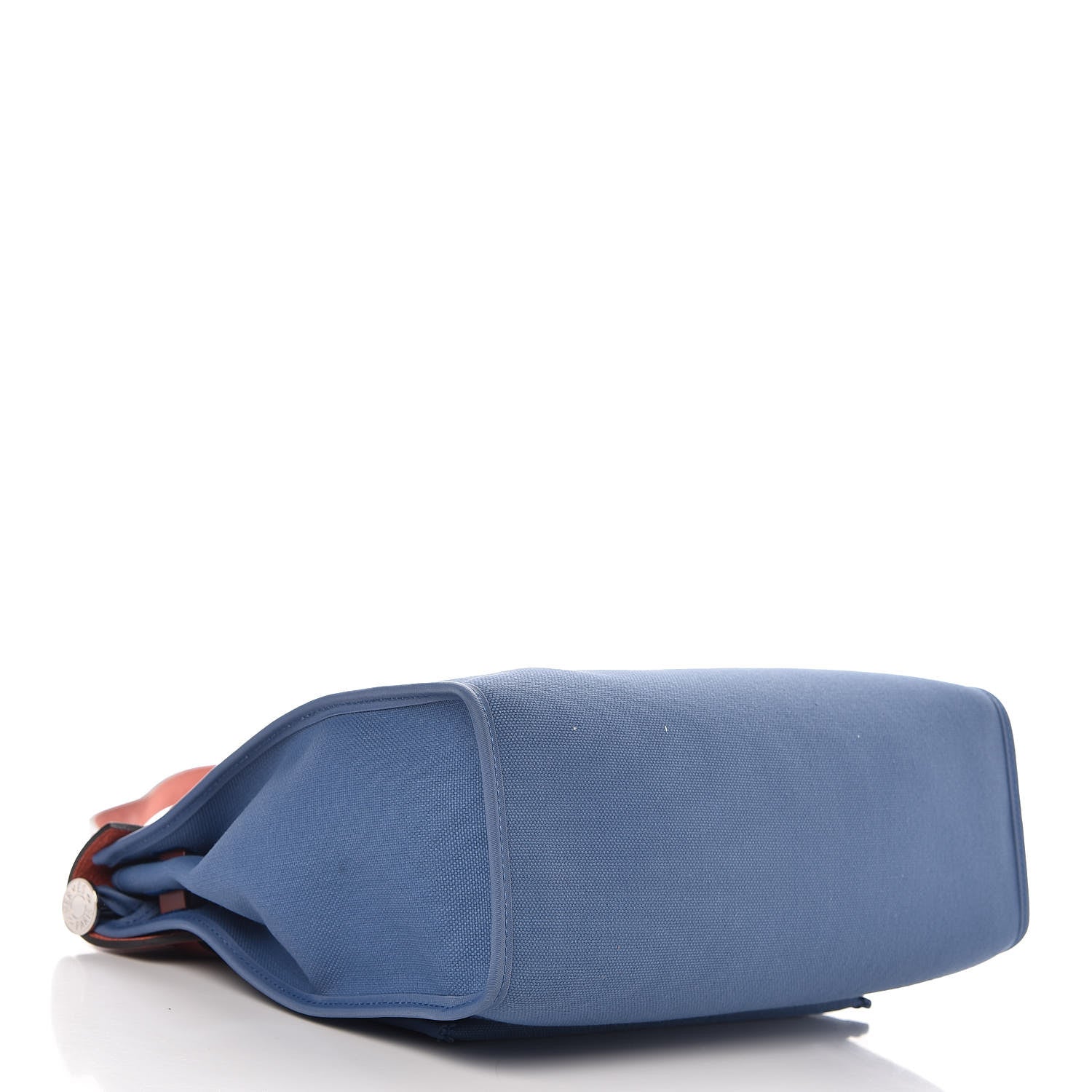 Hermes Vache Hunter Toile Militaire Herbag Zip 31 PM Bleu Agate Rouge H 5 of 10