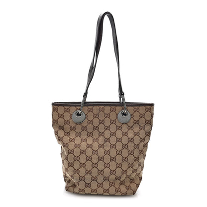 Gucci Monogram Small Eclipse Tote Brown 1 of 10