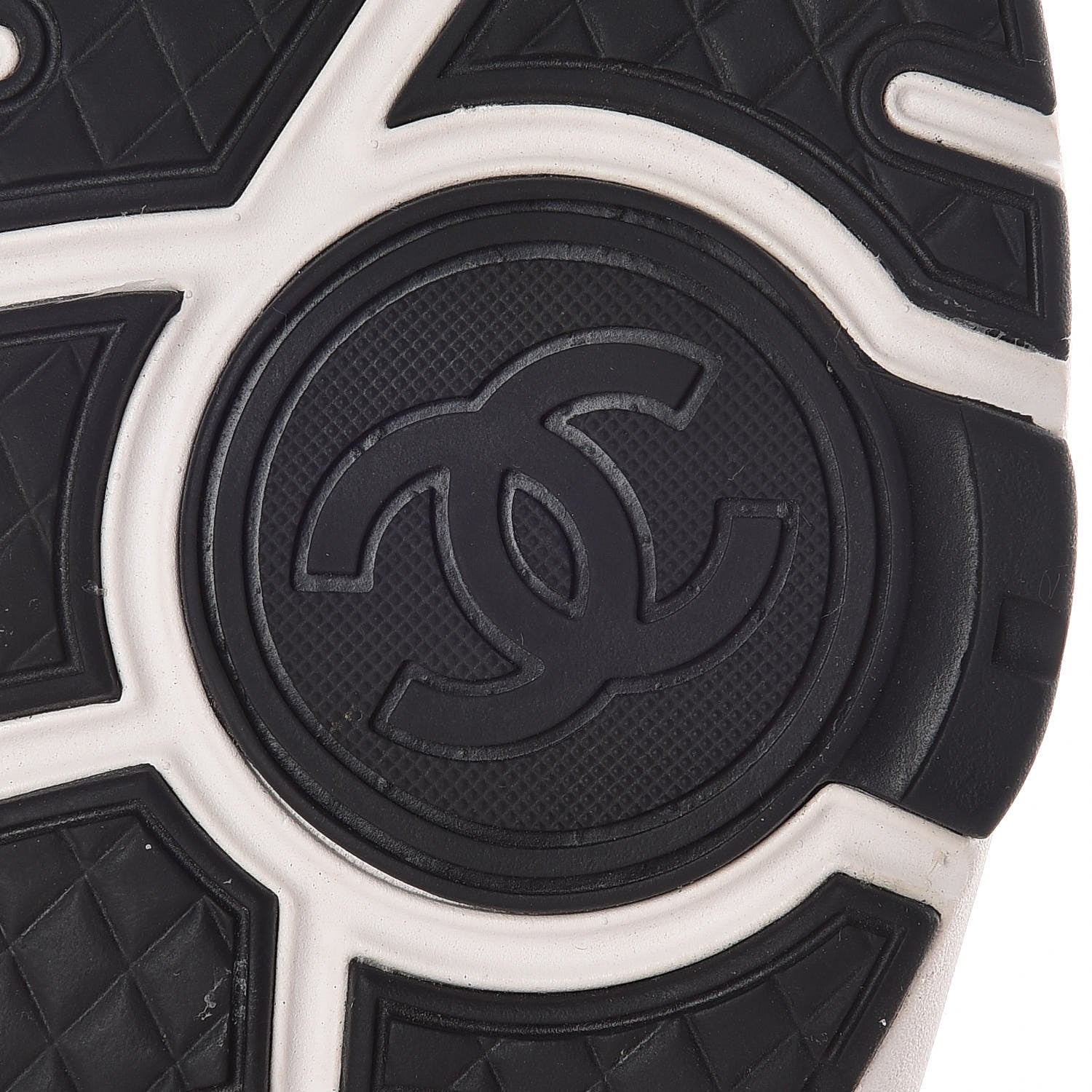 Chanel Suede Calfskin CC Sneakers 37.5 Brown Beige 6 of 9