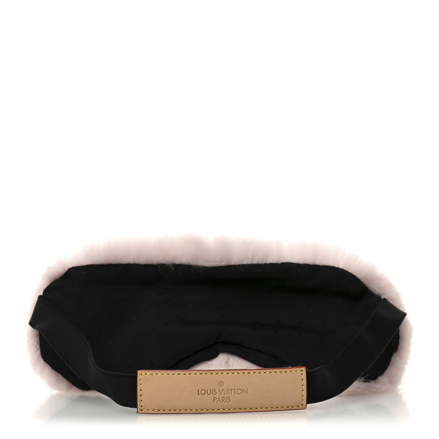 Louis Vuitton Monogram Mink Fur Sleep Mask Light Pink 3 of 4