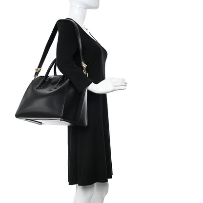 Givenchy Shiny Lord Calfskin Medium Antigona Black 2 of 13