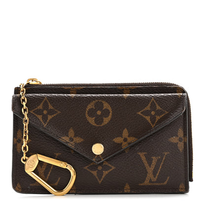 Louis Vuitton Monogram Recto Verso Card Holder Black 1 of 11
