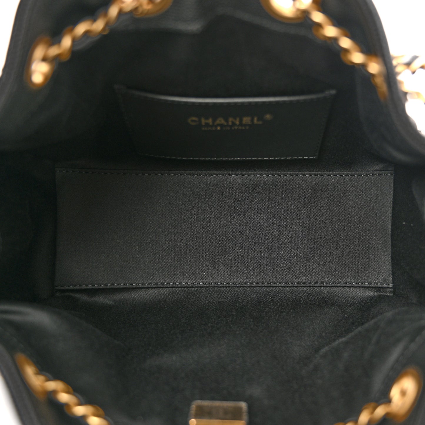 Caviar Quilted Mini Chanel 25 Handbag Black