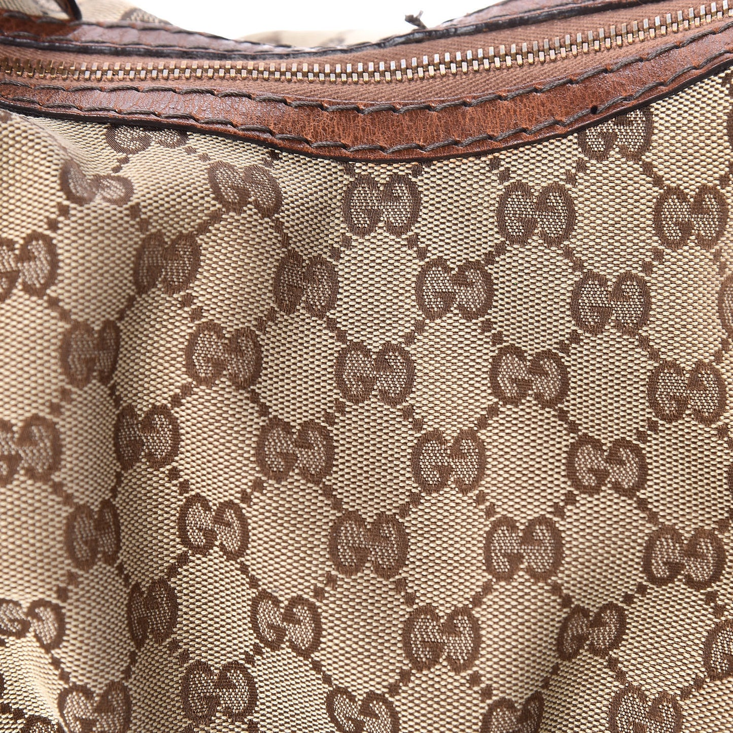 Monogram Medium Jockey Hobo Brown