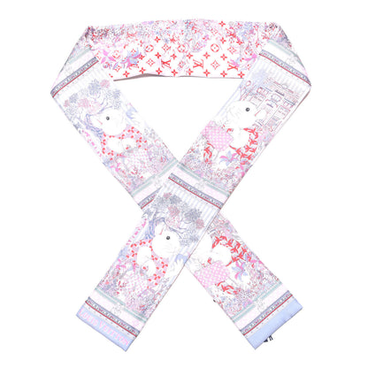 Louis Vuitton Silk Vuittonite Bandeau Blush 1 of 3