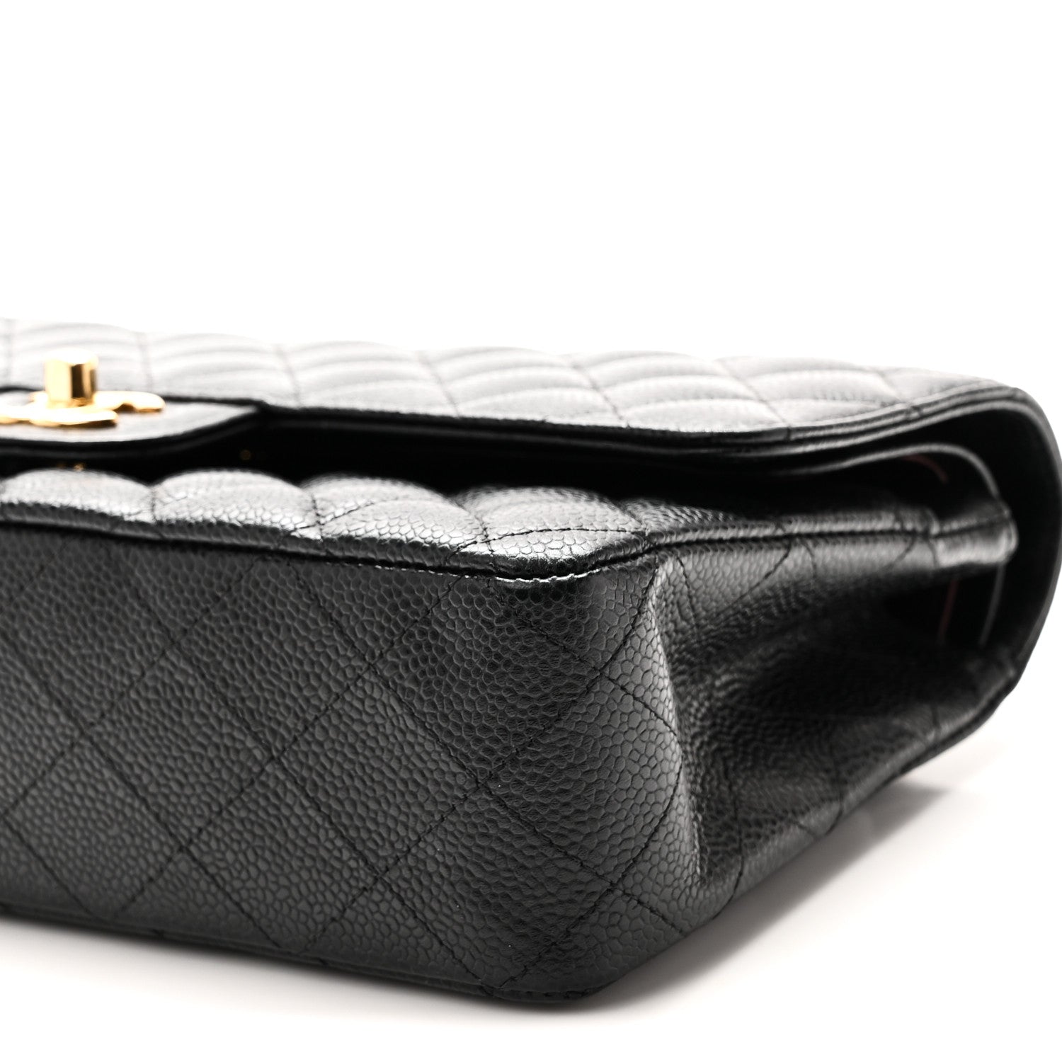 Chanel Caviar Quilted Medium Double Flap Black 10 of 10