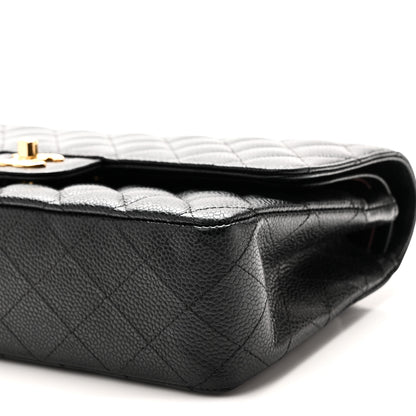 Chanel Caviar Quilted Medium Double Flap Black 10 of 10