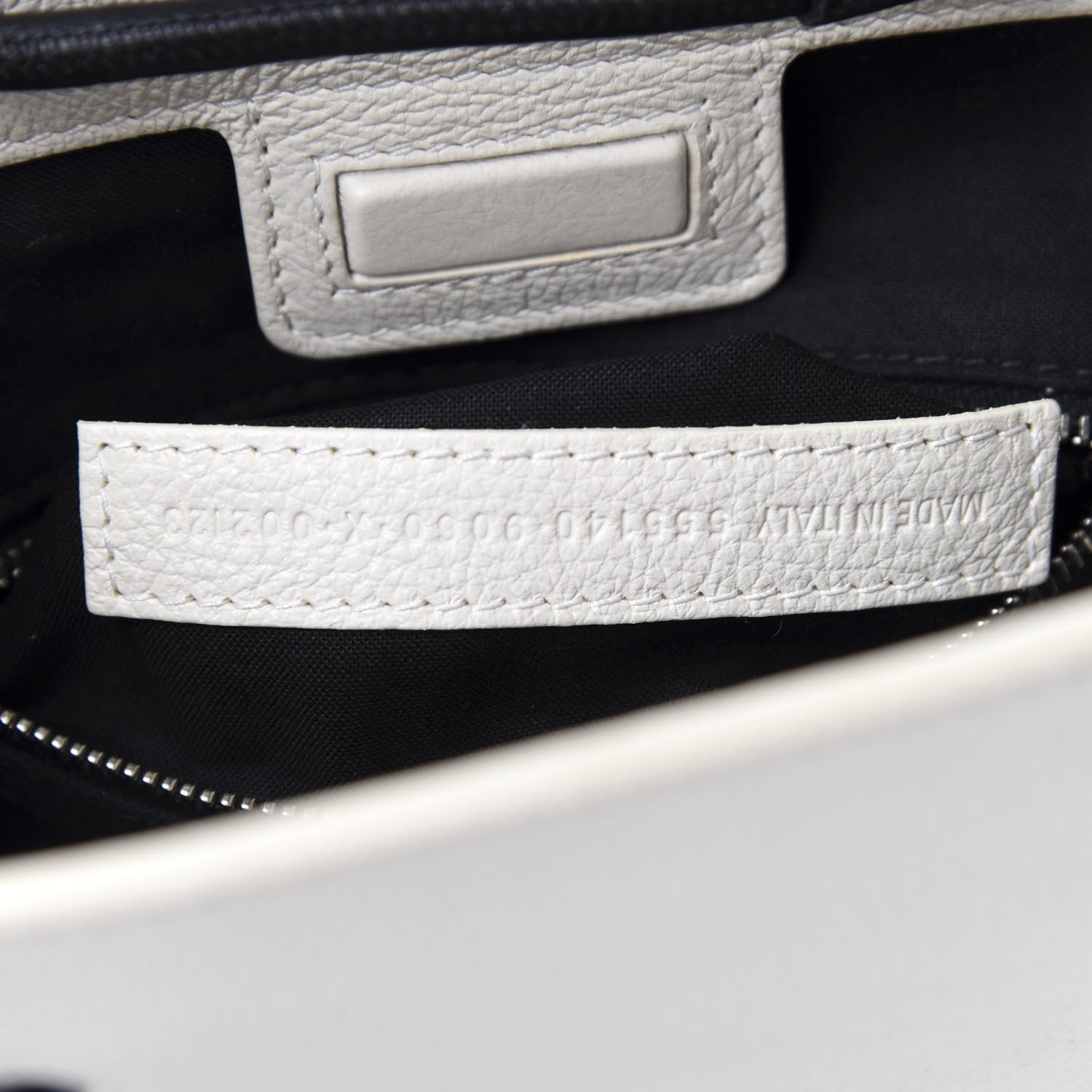 Balenciaga Calfskin Logo XXS Shopping Tote White 9 of 10