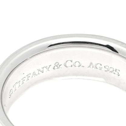 Tiffany Sterling Silver Diamond Locks Ring 49 4.75 4 of 4