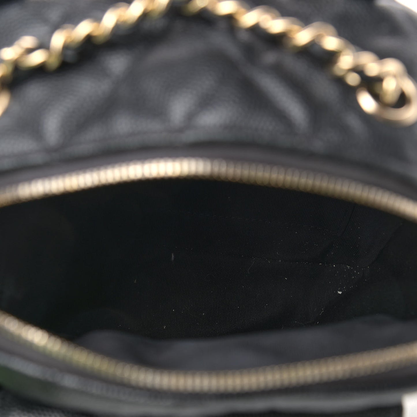 Caviar Quilted Small CC Day Backpack Black