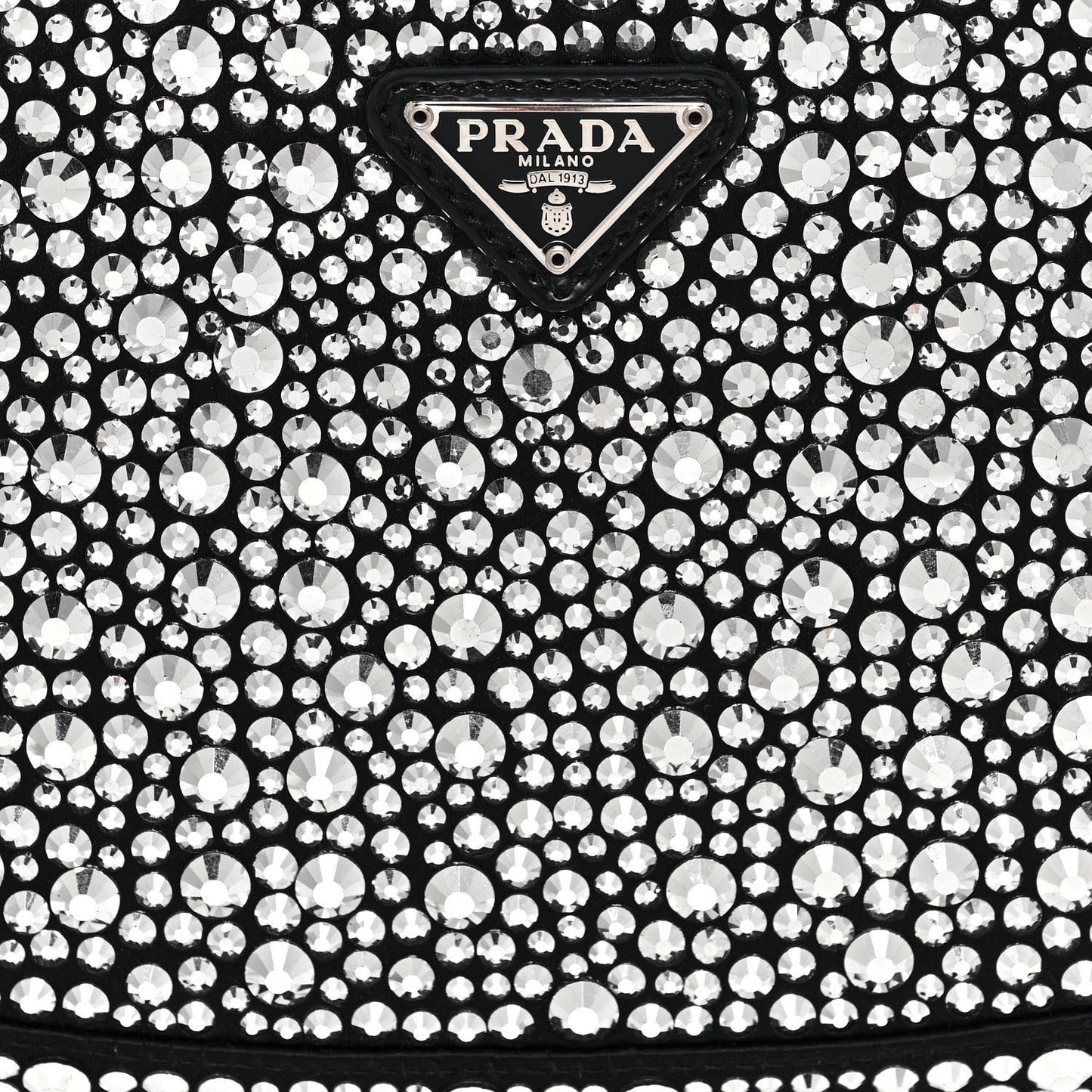 Satin Crystal Cleo Adjustable Strap Shoulder Bag Metal