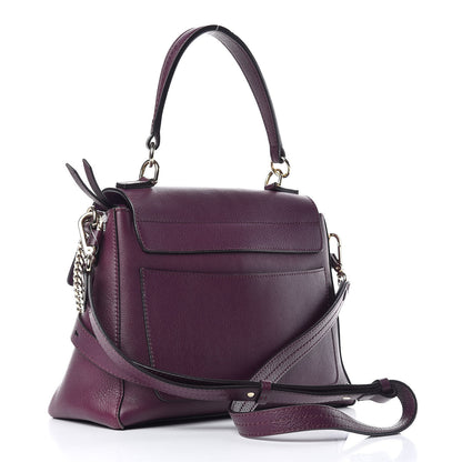 Chloe Calfskin Small Faye Day Shoulder Bag Intense Violine 3 of 12