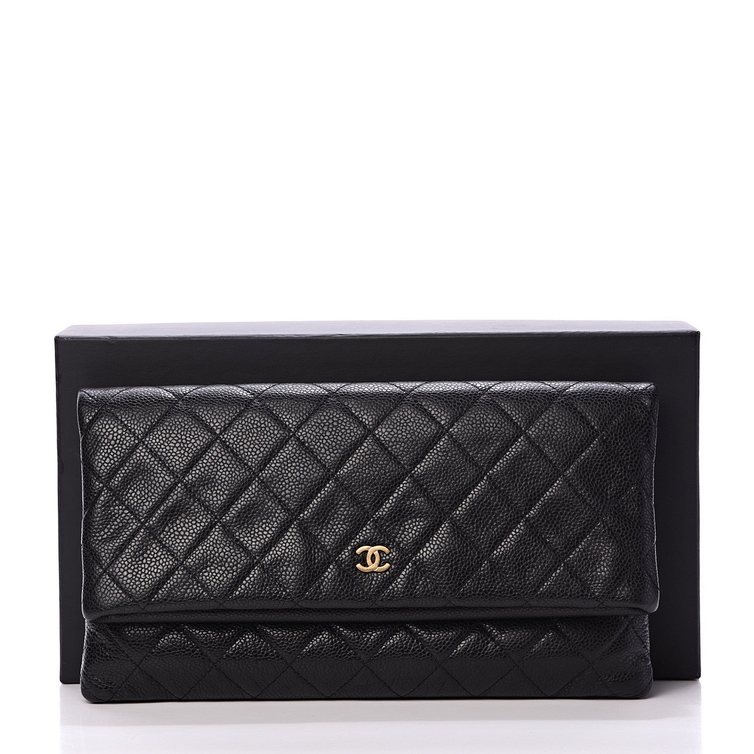 Chanel Caviar Quilted CC Beauty Clutch Black 7 of 7