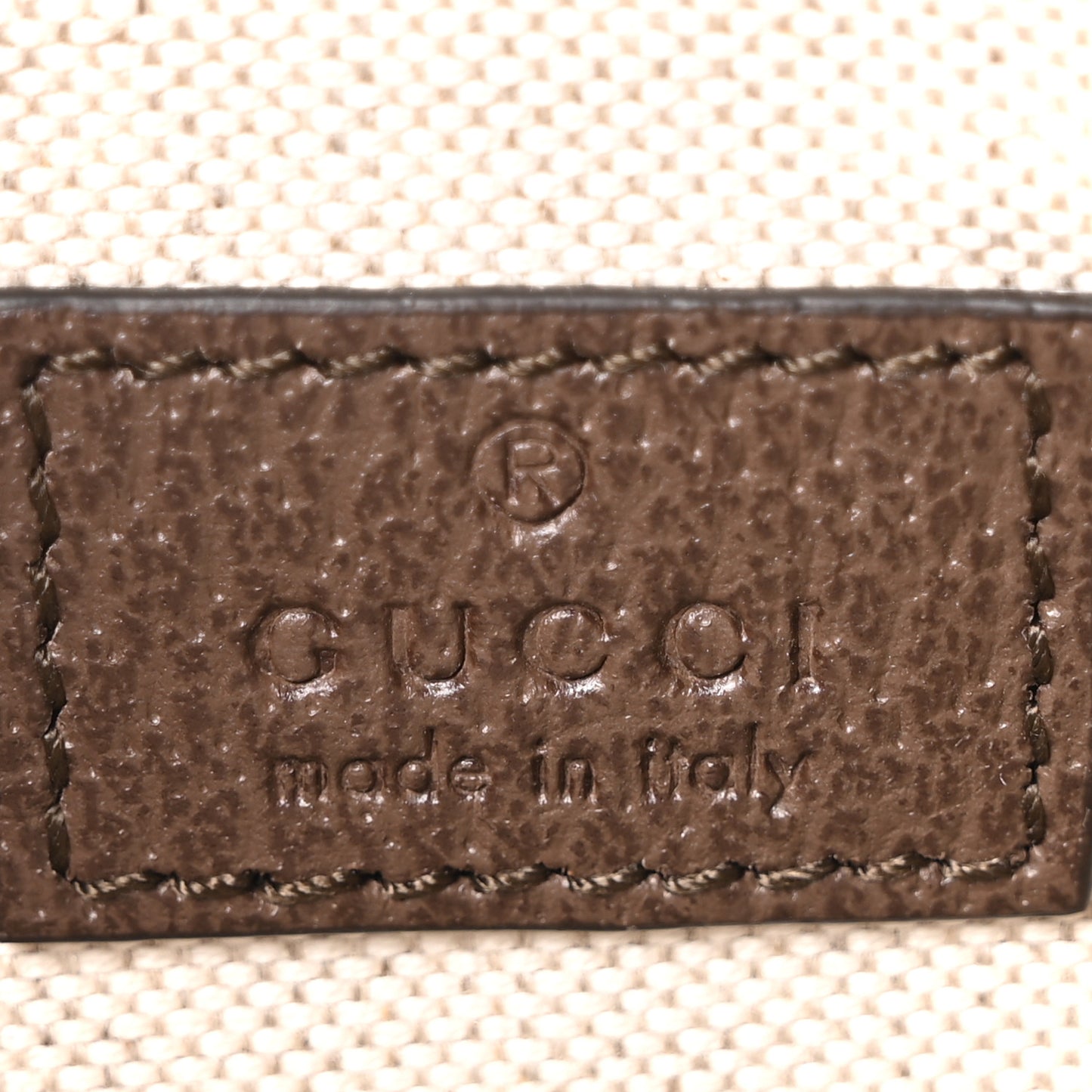 GG Supreme Monogram Textured Dollar Calfskin Blondie Belt Bag Beige Ebony New Acero