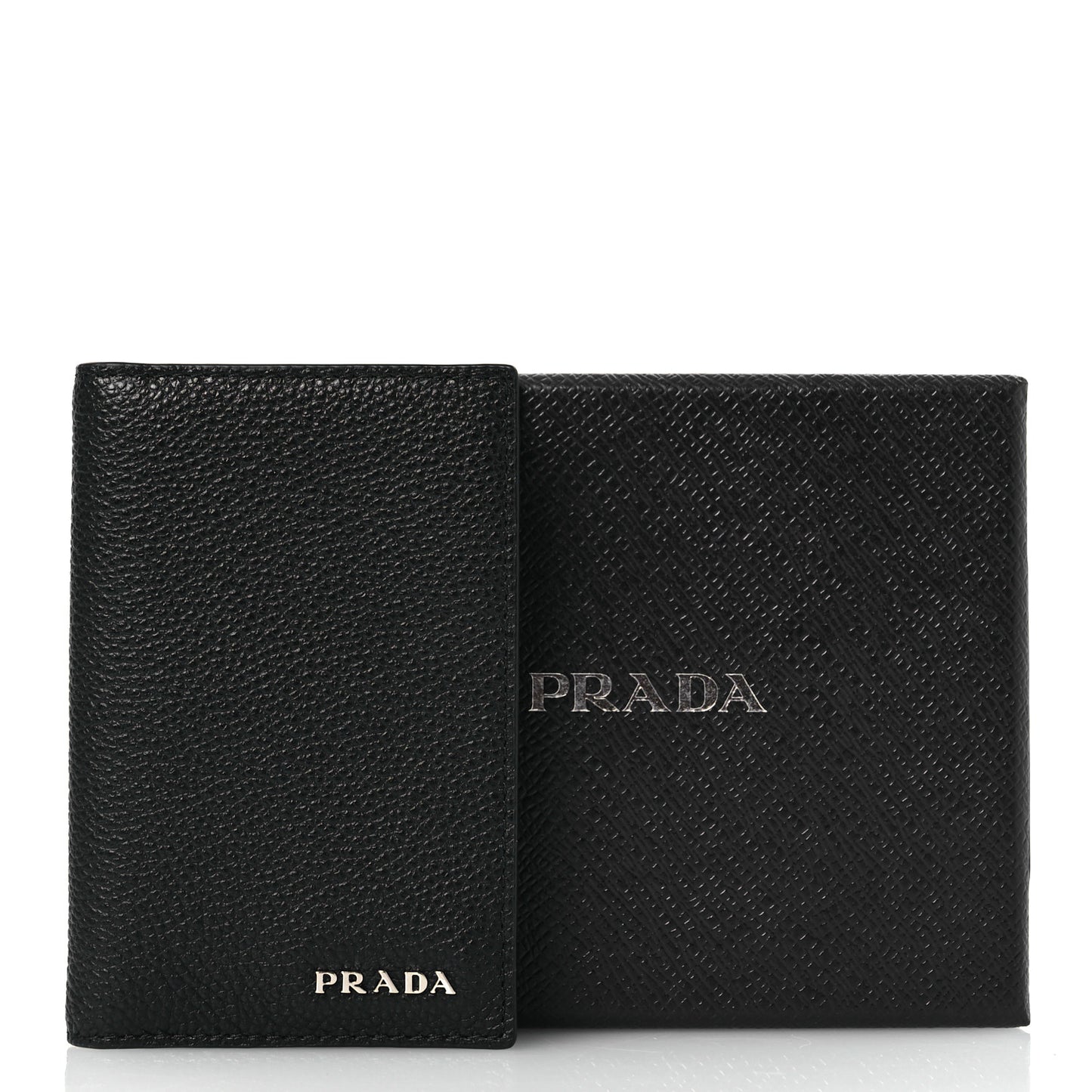 Vitello Micro Grain Card Holder Black Mercurio