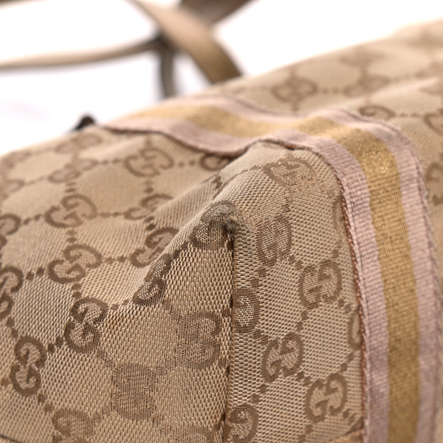 Gucci Monogram Medium Jolicoeur Tote Metallic 5 of 10