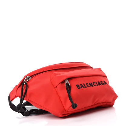 Balenciaga Nylon Small Wheel Beltpack Red 4 of 10