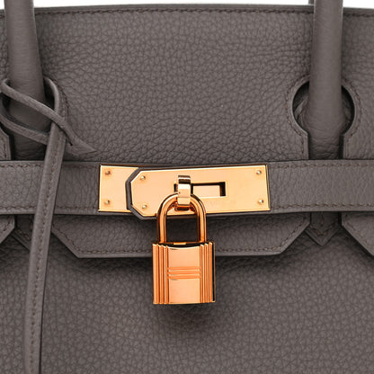 Hermes Togo Birkin 30 Etain 10 of 10