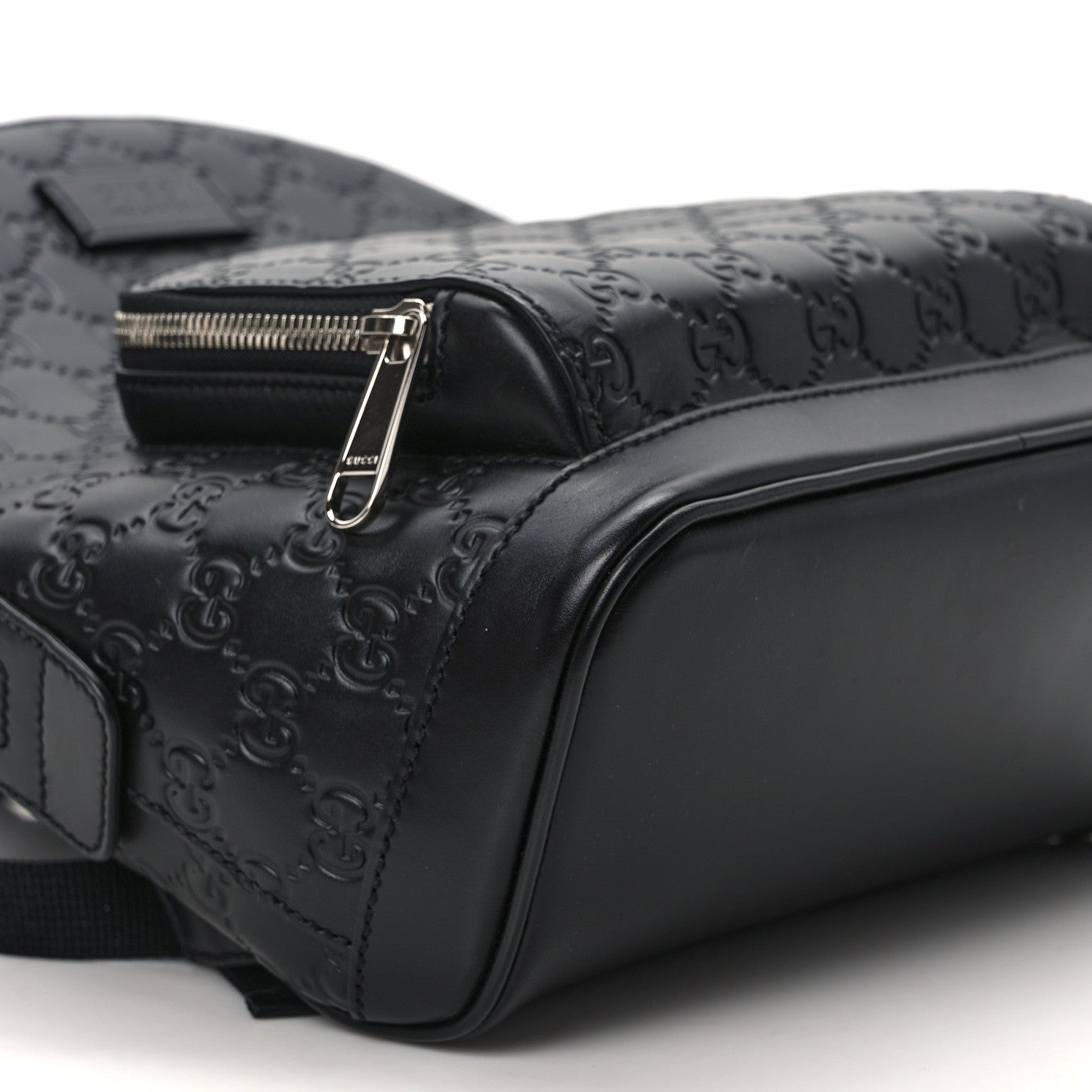 Gucci Guccissima Signature Small Day Backpack Black 9 of 13