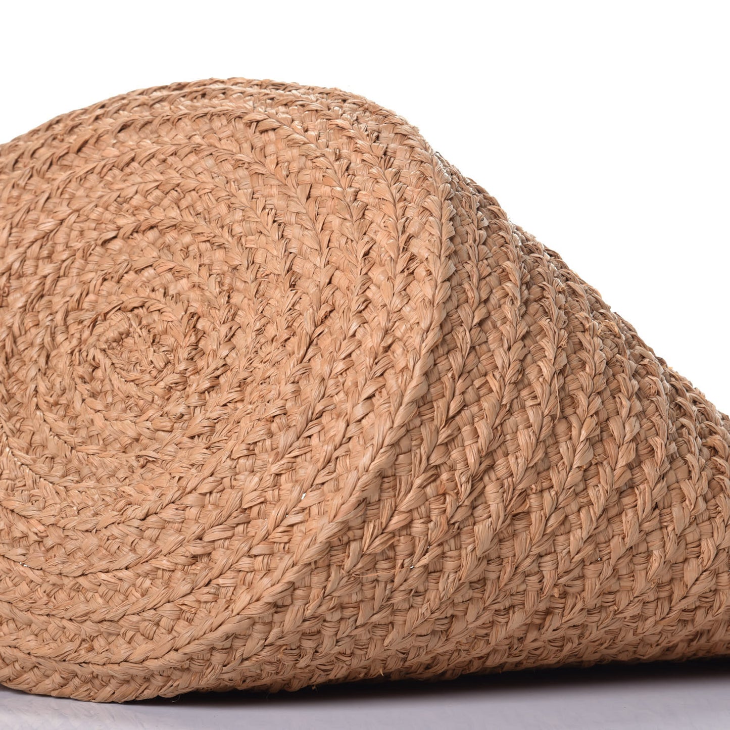 Raffia Calfskin Medium Panier Tote