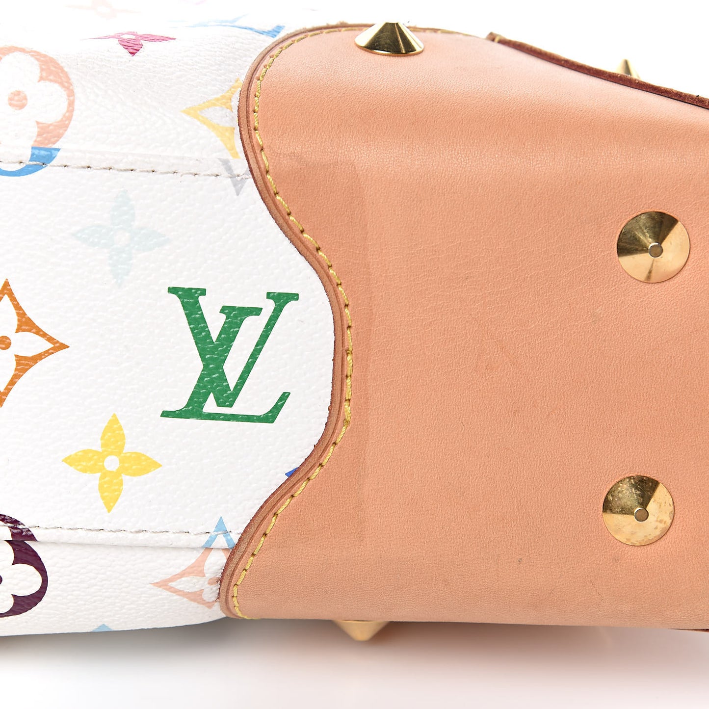 Monogram Multicolor Judy MM White