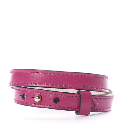 Bulgari Calfskin Serpenti Forever Double Coil Bracelet S Pink 3 of 7