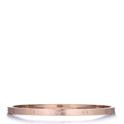 Cartier 18K Pink Gold Small LOVE Bracelet 18 3 of 5