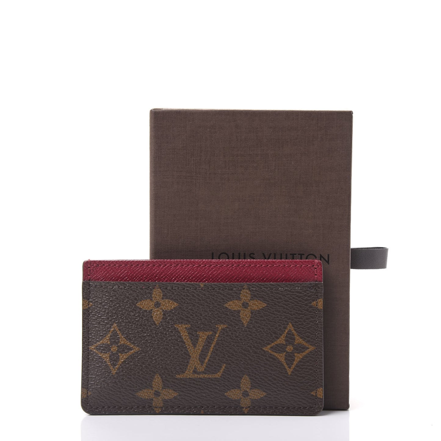 Monogram Card Holder Fuchsia