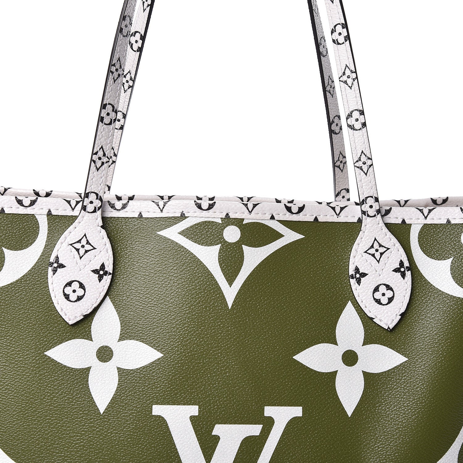 Louis Vuitton Monogram Giant Neverfull MM Kaki 12 of 12