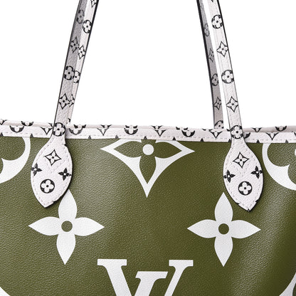 Louis Vuitton Monogram Giant Neverfull MM Kaki 12 of 12