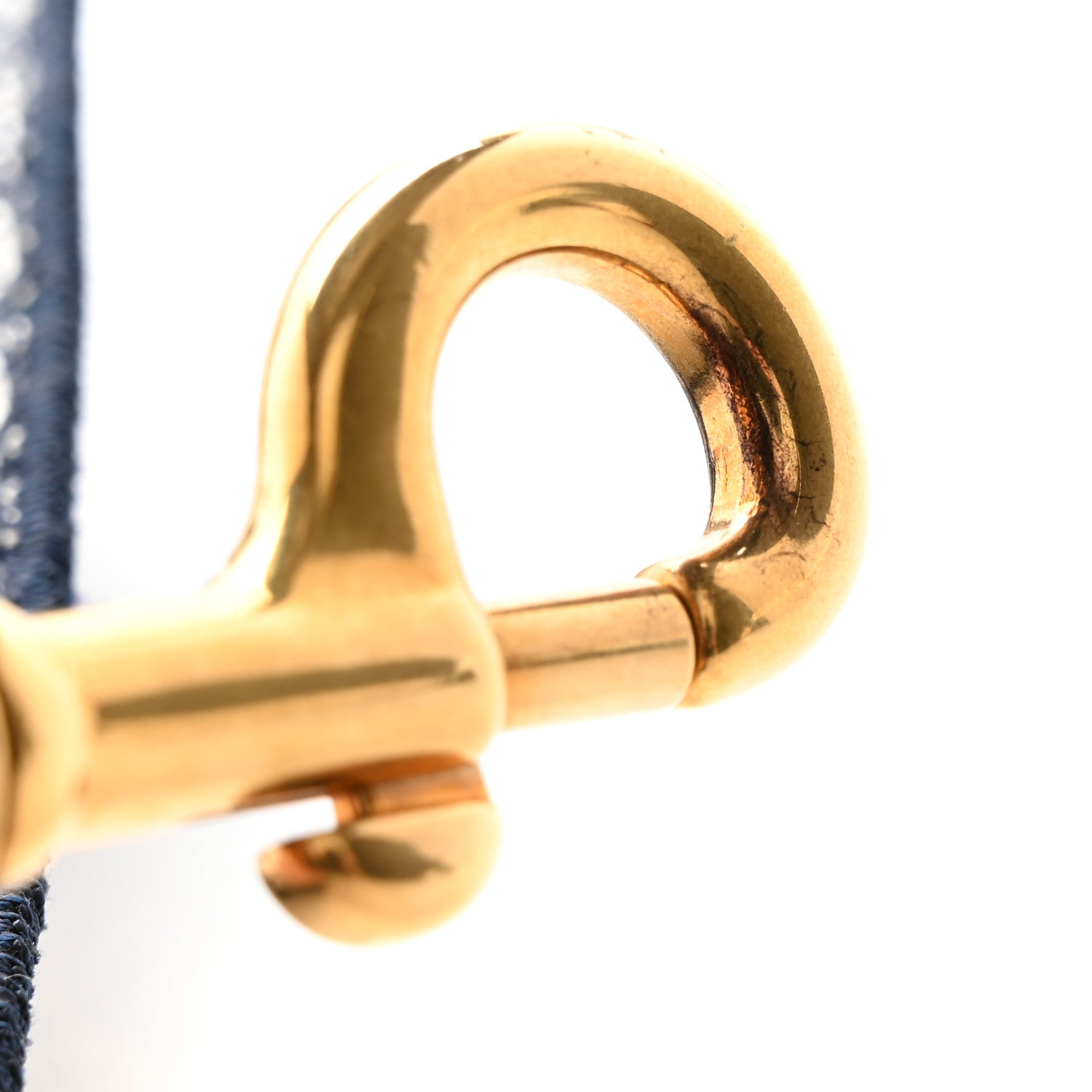 Christian Dior Canvas Embroidered Toile De Jouy Shoulder Strap Black 5 of 5