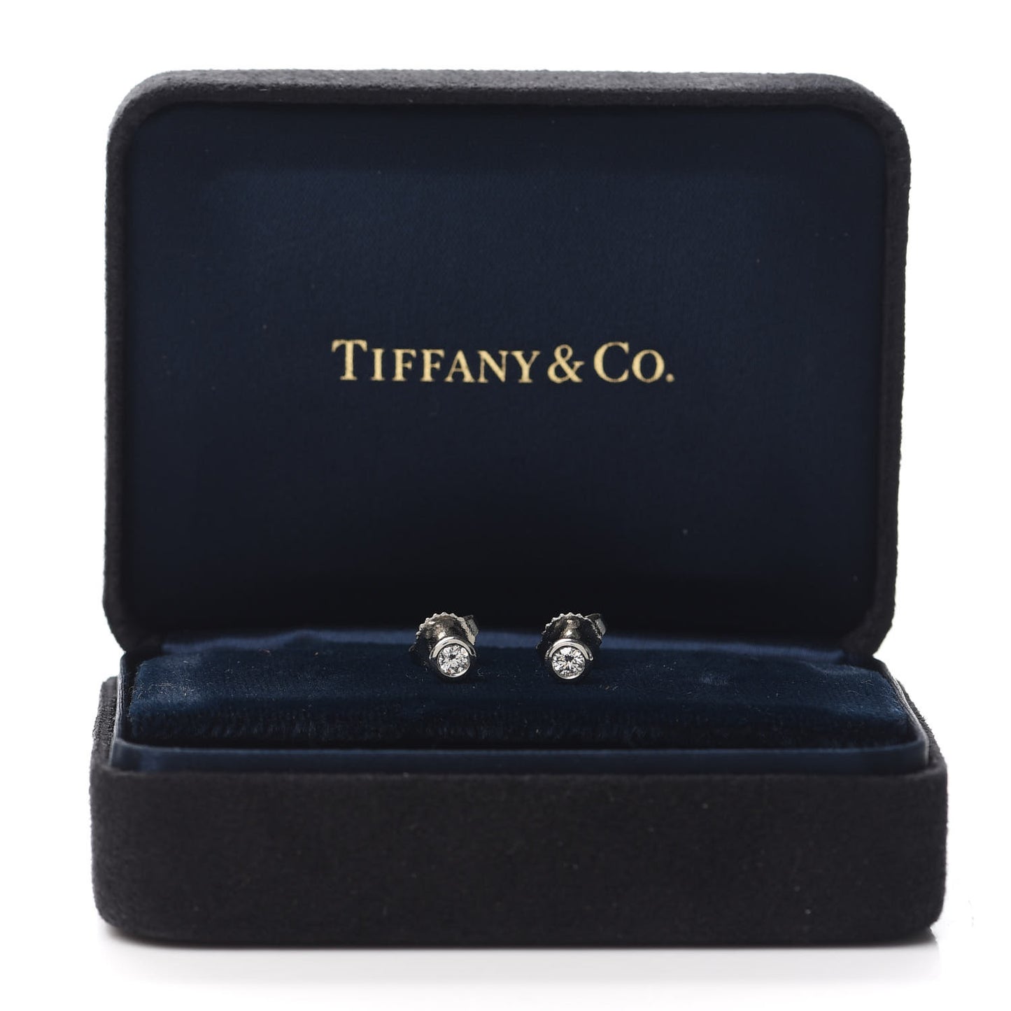 Platinum Diamond .16ctw Elsa Peretti Diamonds By The Yard Earrings