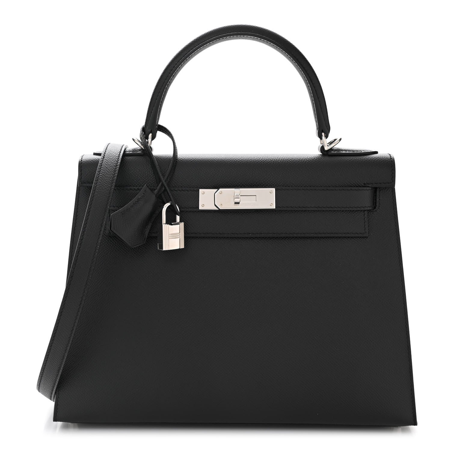 Hermes Epsom Kelly Sellier 28 Black 1 of 11