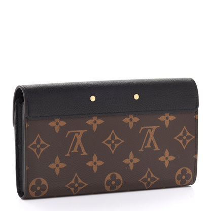 Louis Vuitton Monogram Pallas Wallet Black 3 of 7