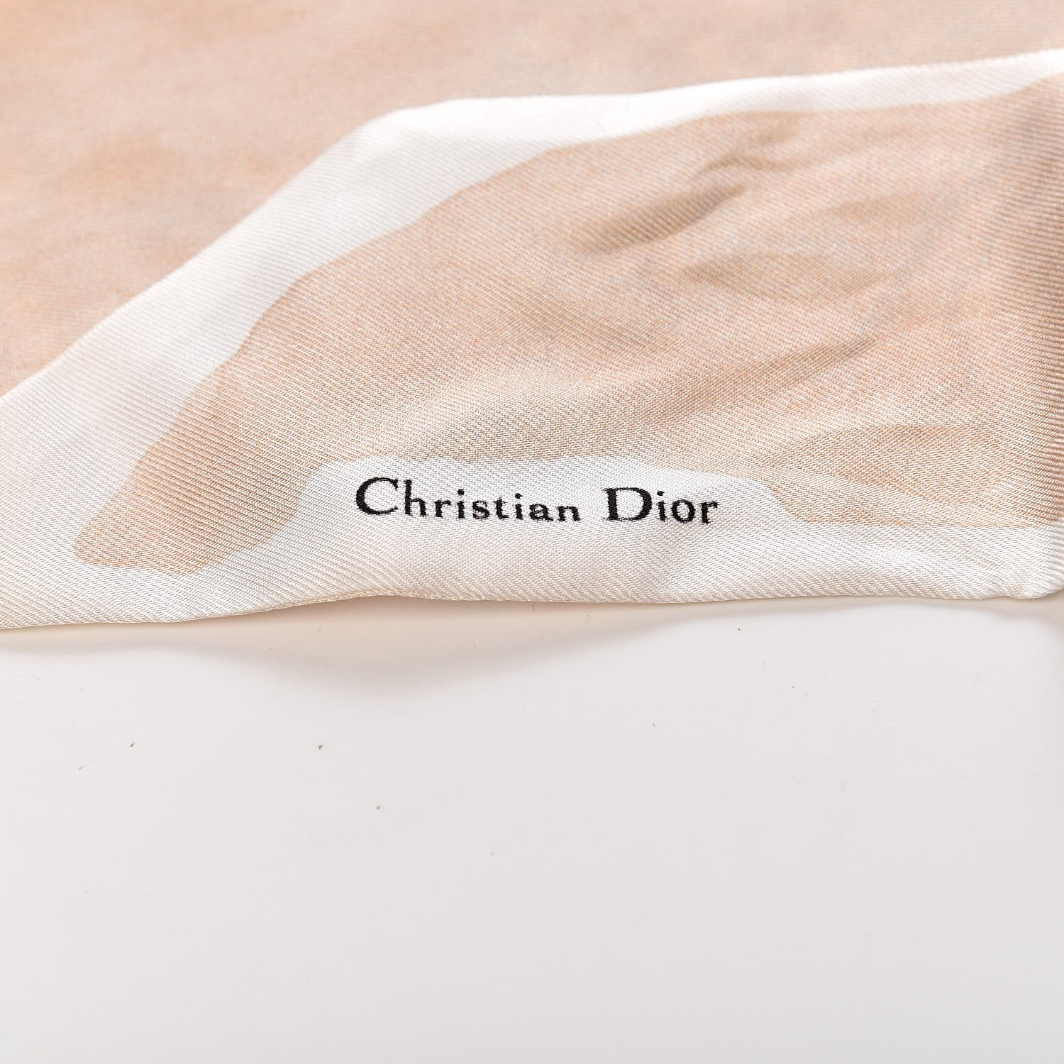 Christian Dior Silk Damier Mitzah Scarf 3 of 4