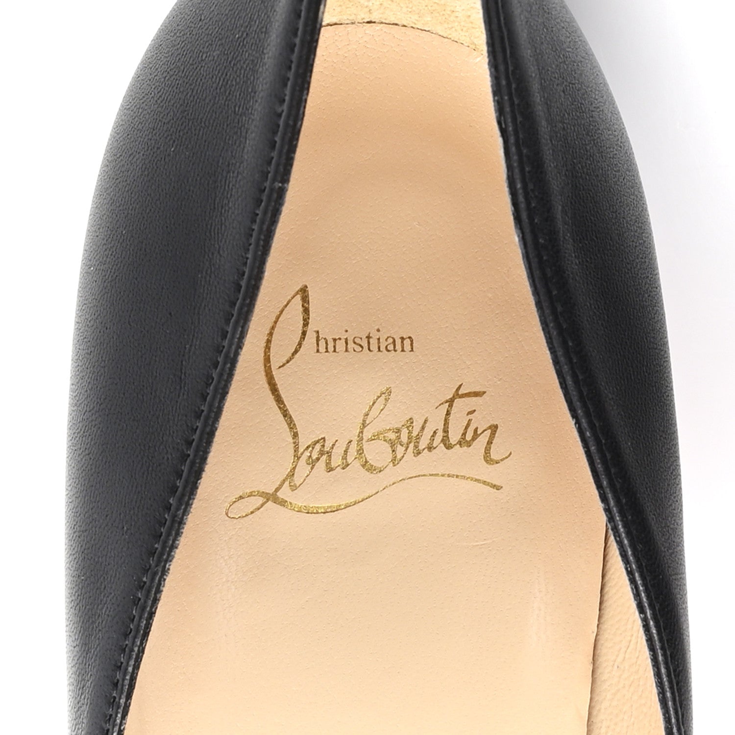 Christian Louboutin Nappa Apostrophy 100 Pumps 41 Black 7 of 9